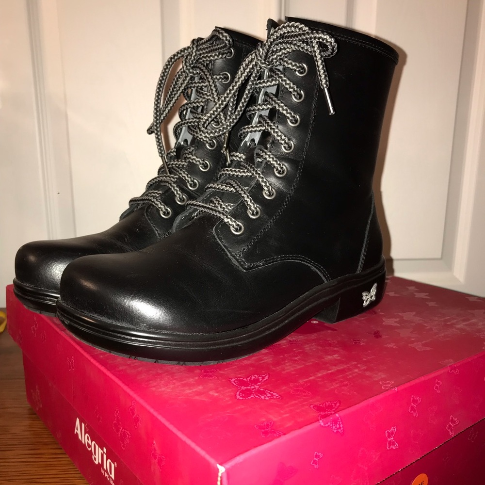 Alegria black boots